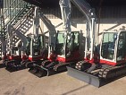 Full Range of Takeuchi Diggers Now in Stock