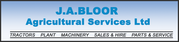 J.A.Bloor Agricultural Services Ltd - Tractors - Plant - Machinery - Sales & Hire